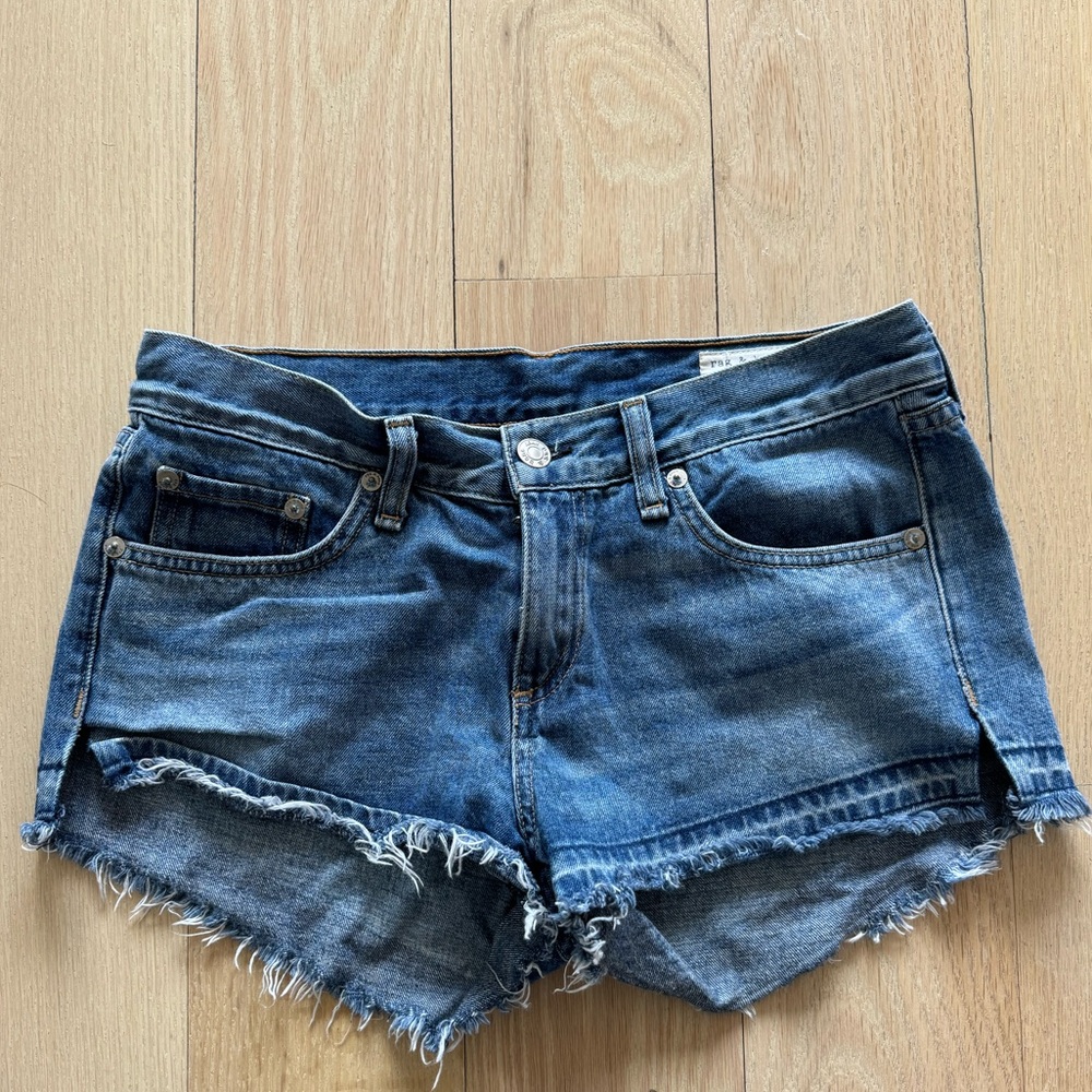 Rag & bone Blue Jean Shorts